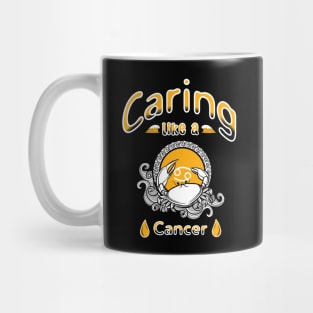 Zodiac attributes: Cancer black Mug